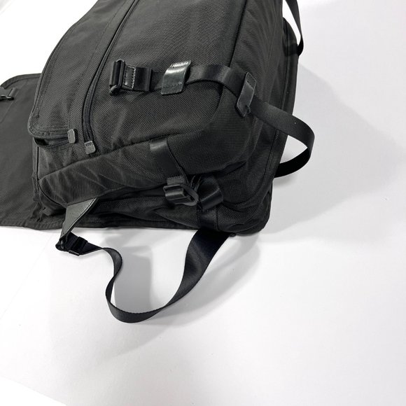 TUMI Alpha Expandable Travel Messenger Bag Black Crossbody Laptop Briefcase - Picture 7 of 16